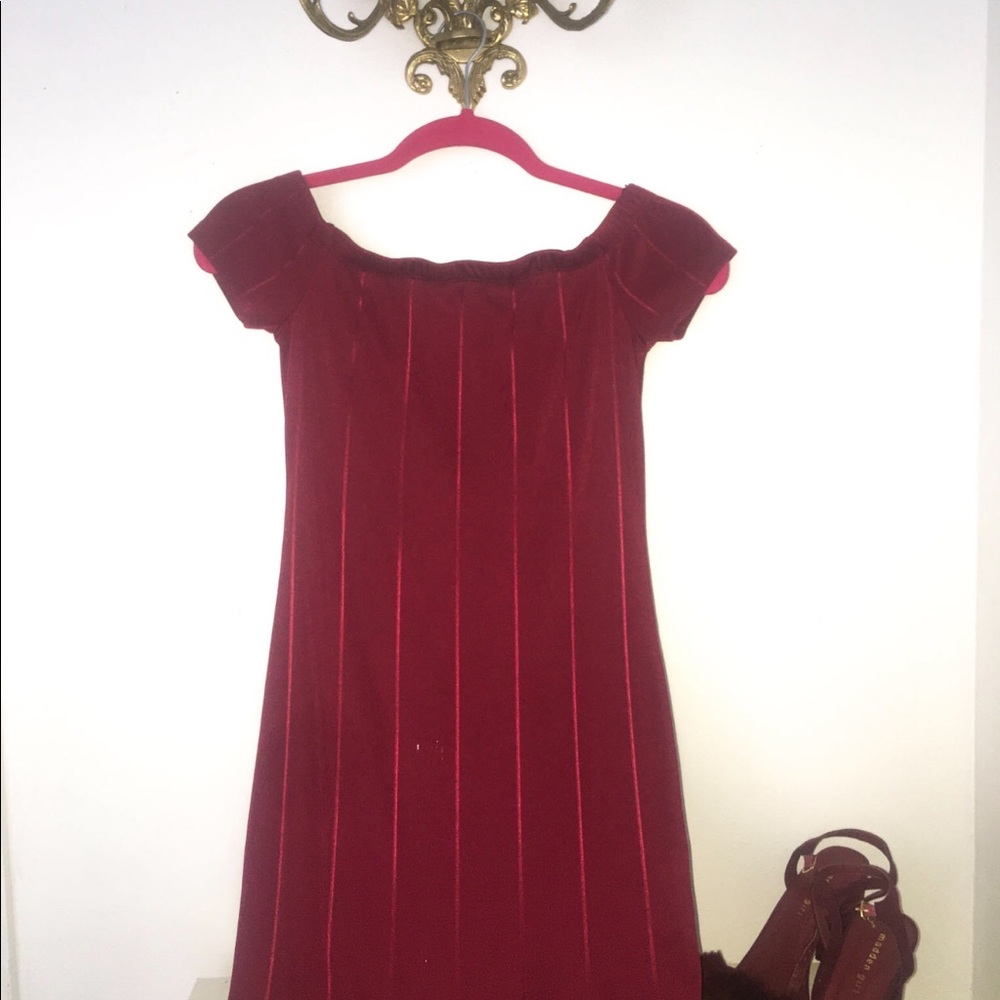 Marron Red Bodycon